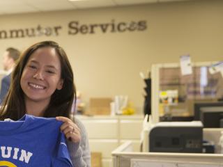 Tirzah at the Transportation office