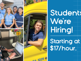 Students, We're Hiring!